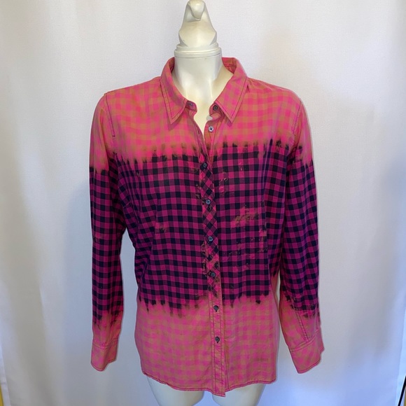 *CUSTOM DYED BUTTON DOWN SHIRT - Picture 2 of 7